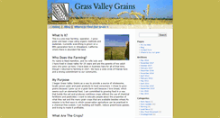 Desktop Screenshot of grassvalleygrains.com